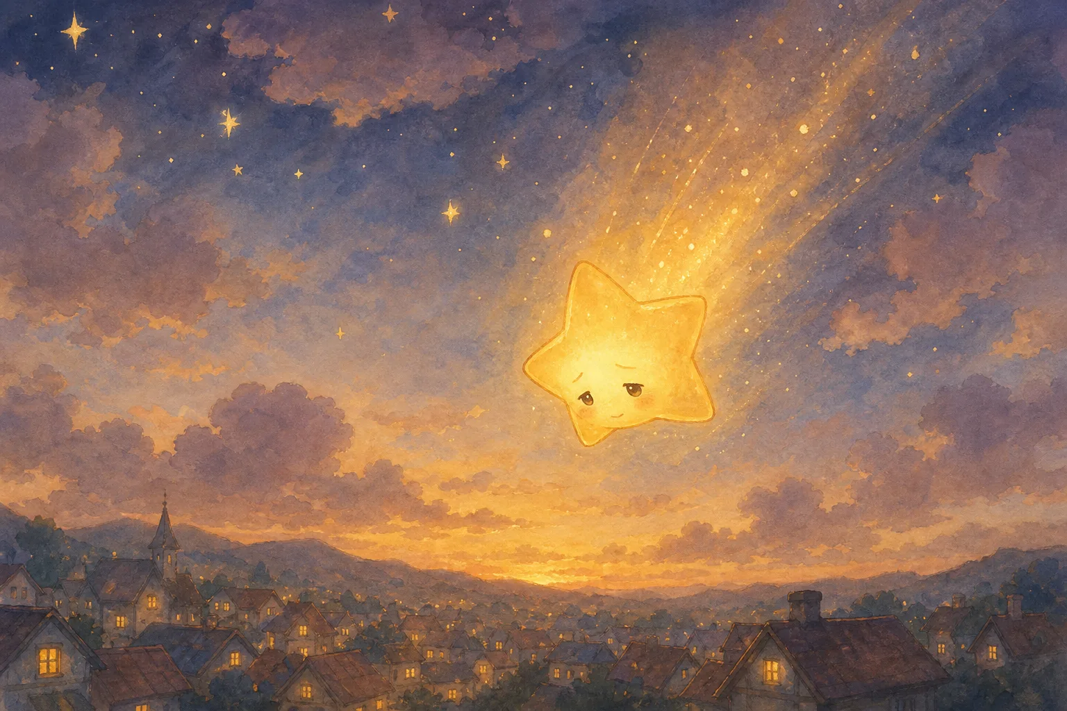 The Sleepy Star Who Found Her Way Home illustration